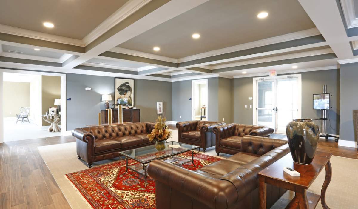 Clubhouse at Bonterra Apartments in Fort Wayne, Indiana