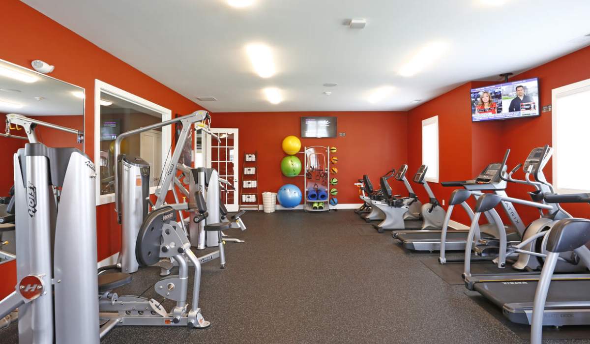 Fitness Center at Bonterra Apartments in Fort Wayne, Indiana