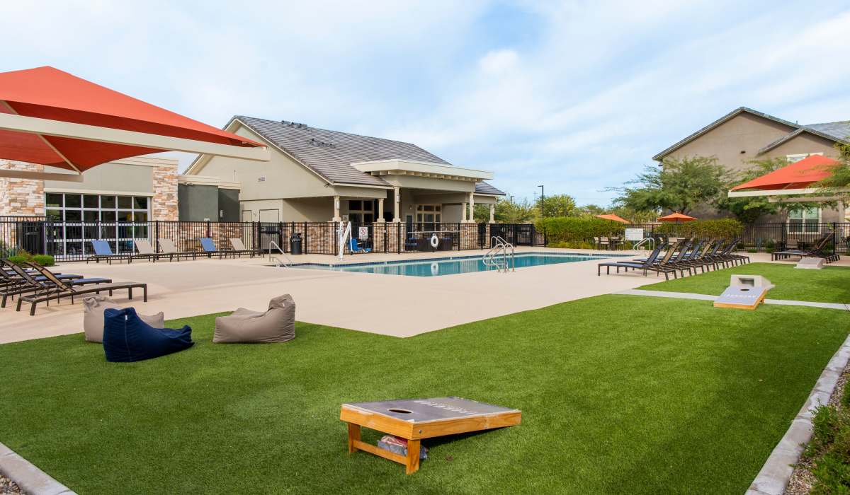 Outdoor game area at Ironwood at Happy Valley in Phoenix, Arizona