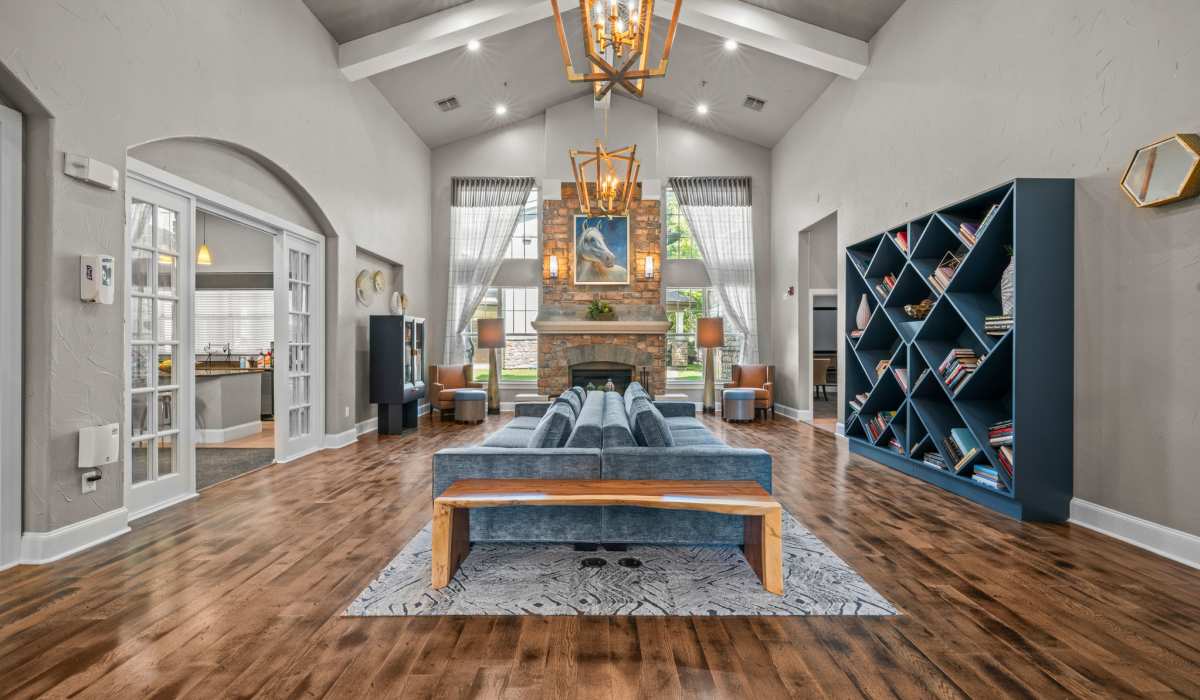 Clubhouse interior at Hidden Creek in Allen, Texas