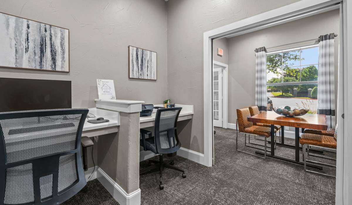 Leasing office at Hidden Creek in Allen, Texas