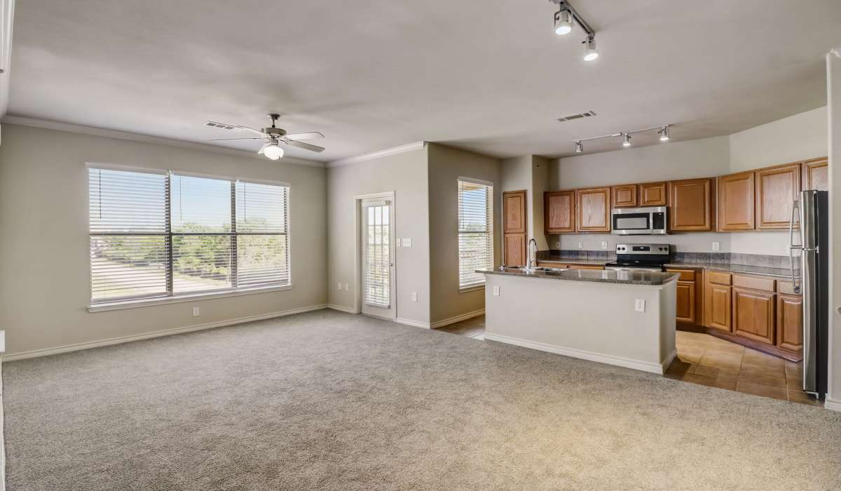 Spacious apartment interior at Park Avenue at Boulder Creek in Houston, Texas