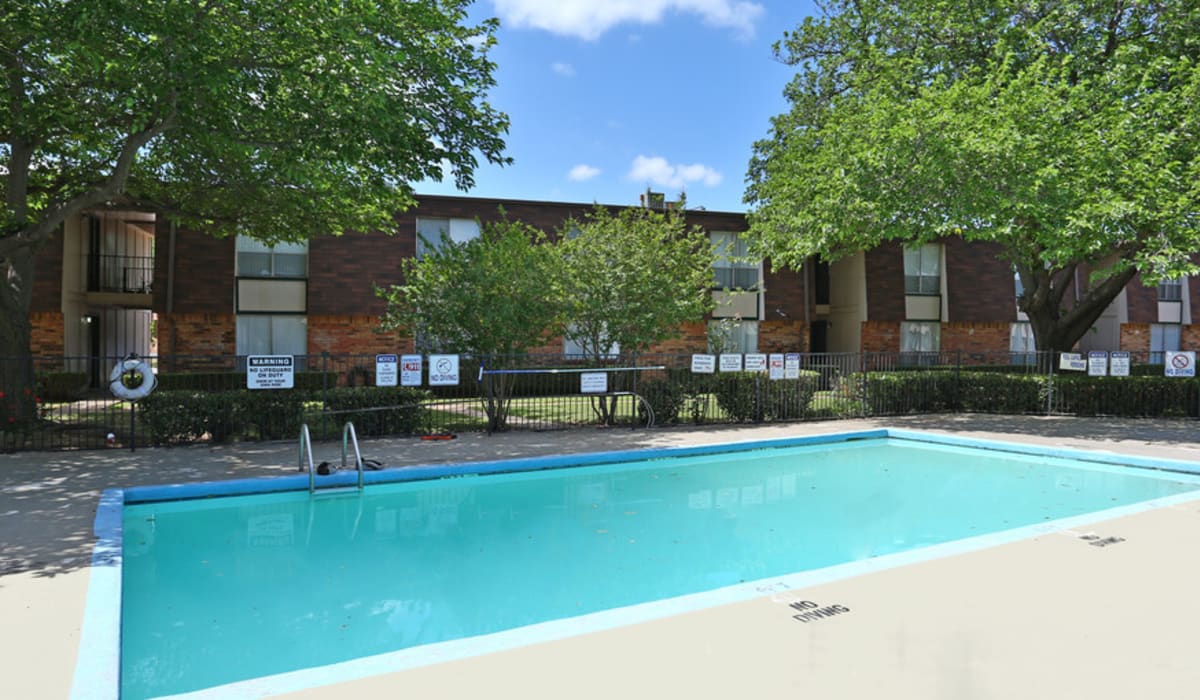 Resident pool at Taft Haus in Wichita Falls, Texas