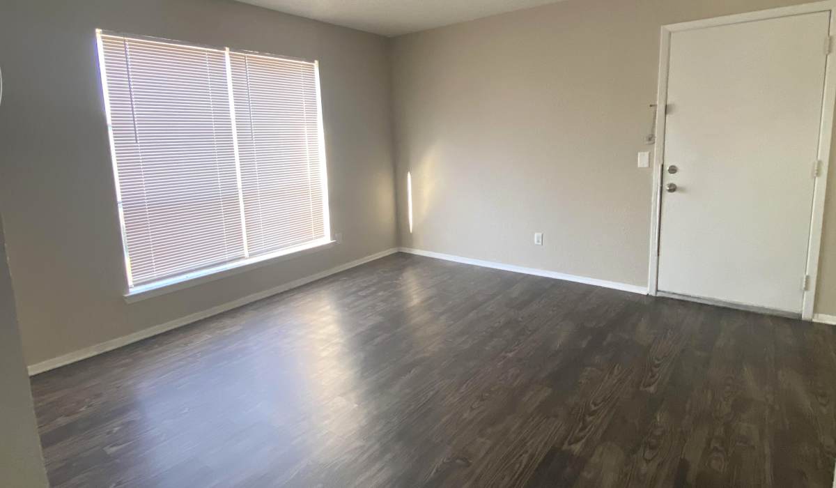Model home with wood floors at Taft Haus in Wichita Falls, Texas
