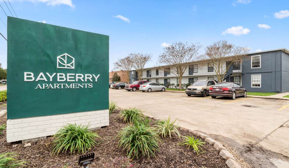 Resident cooking in the kitchen at Bayberry in Lake Charles, Louisiana