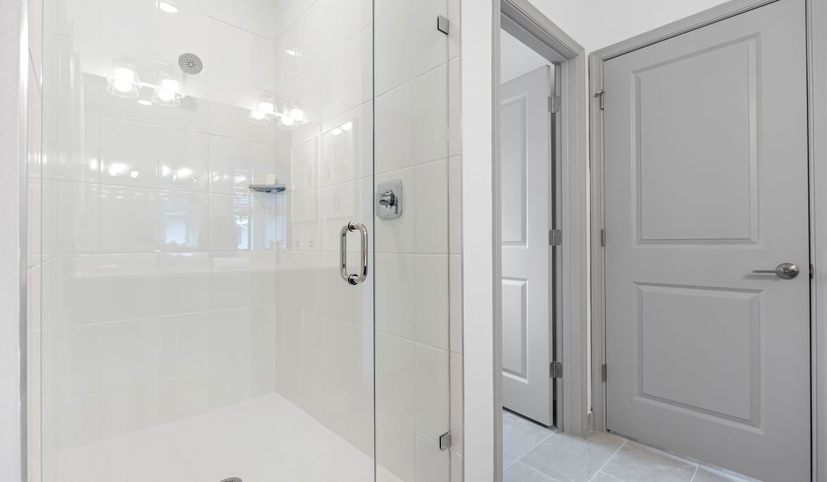 Bathroom with shower room at Tredici at Central Park in Port St. Lucie, Florida