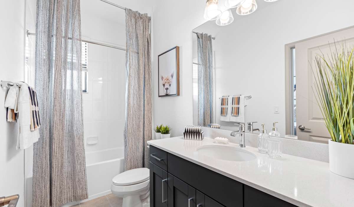 Beautiful bathroom at Tredici at Central Park in Port St. Lucie, Florida