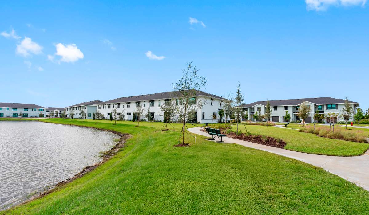 Spacious outdoor at Tredici at Central Park in Port St. Lucie, Florida