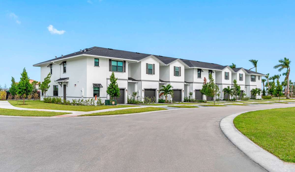 Beautiful homes at Tredici at Central Park in Port St. Lucie, Florida