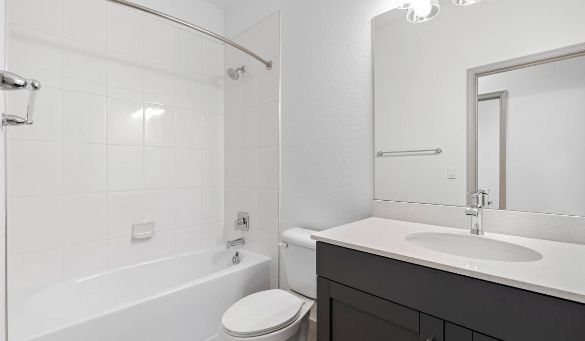Bathroom at Tredici at Central Park in Port St. Lucie, Florida