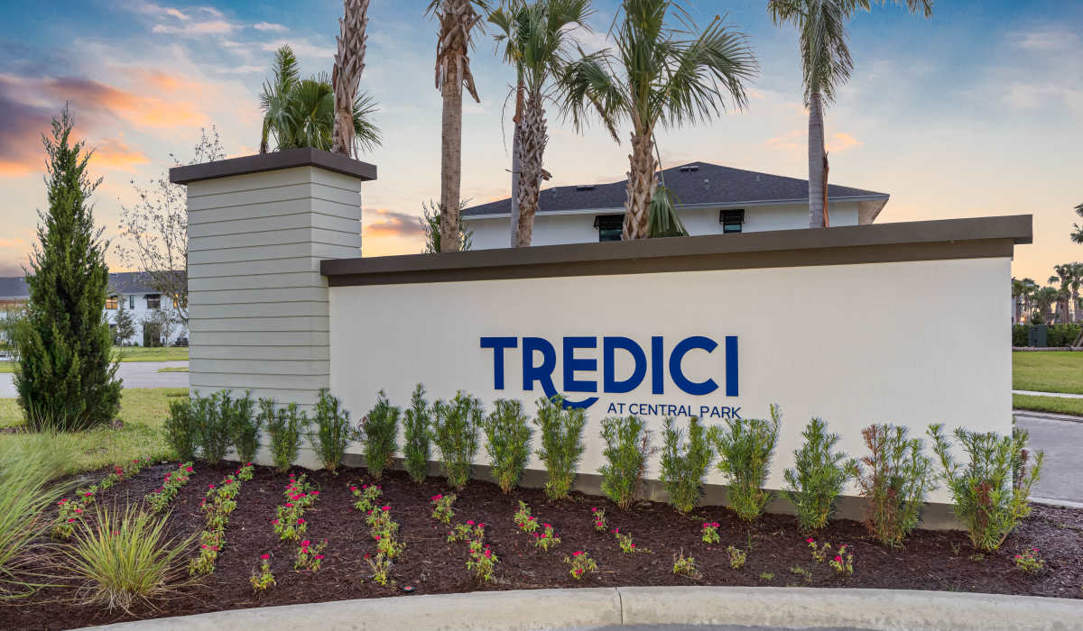 Entrance at Tredici at Central Park in Port St. Lucie, Florida