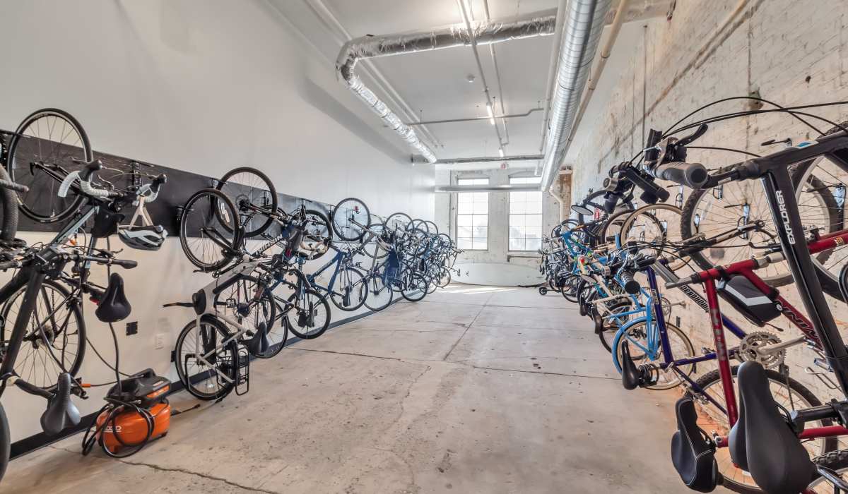 Bicycle Storage at Barcalo Living in Buffalo, New York