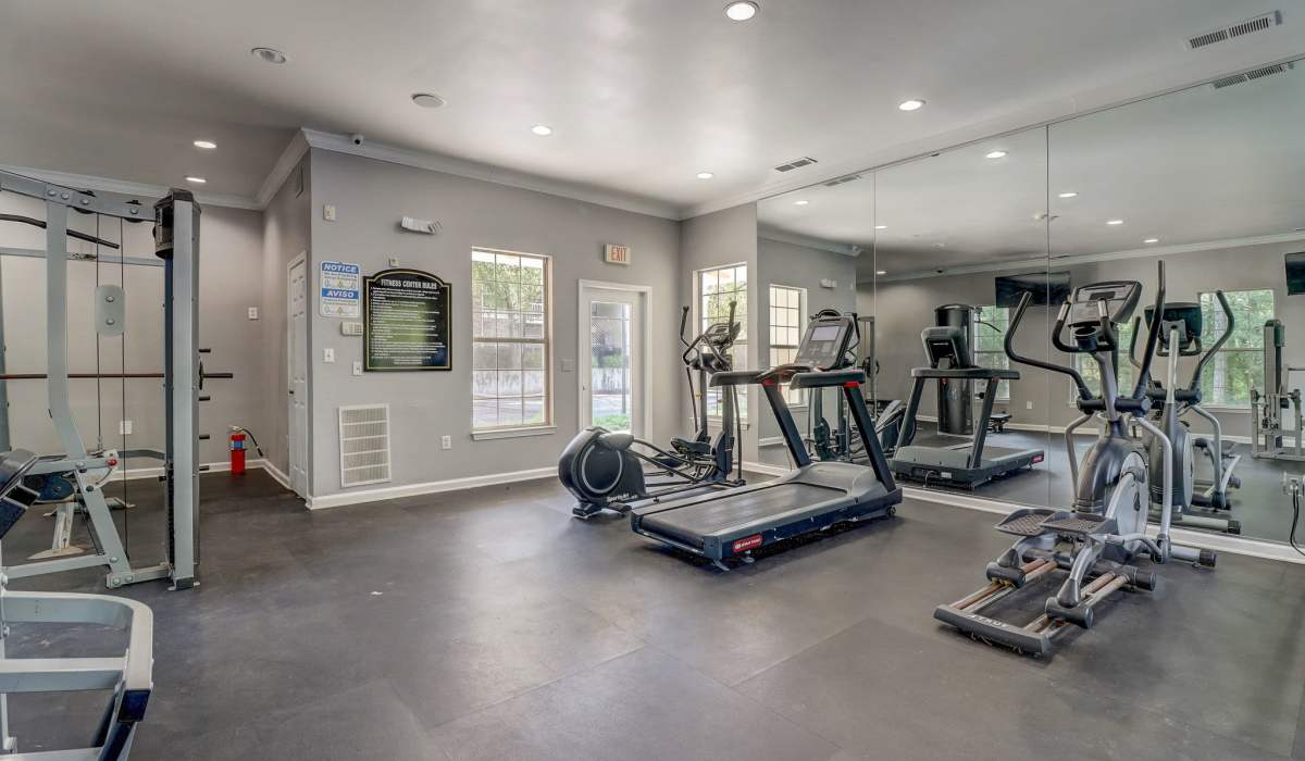 fitness room at Parkway Grand in Decatur, Georgia