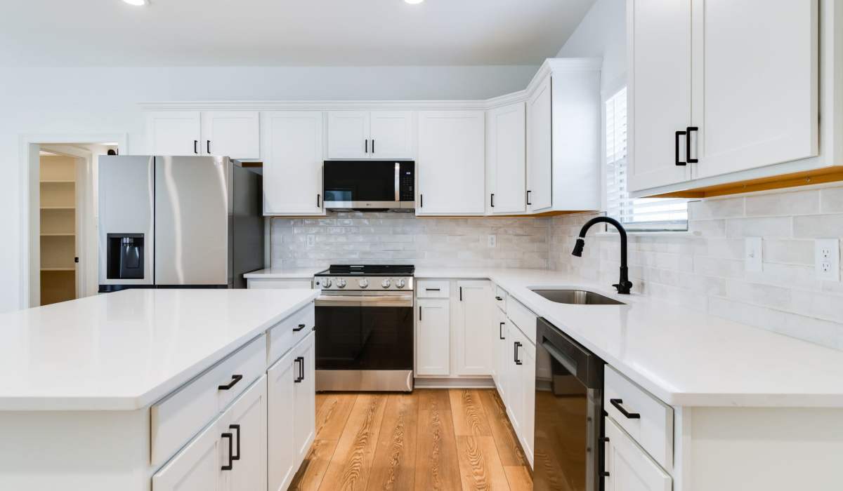 Kitchen at Cottages at Sugar Mill Pond in Youngsville, Louisiana