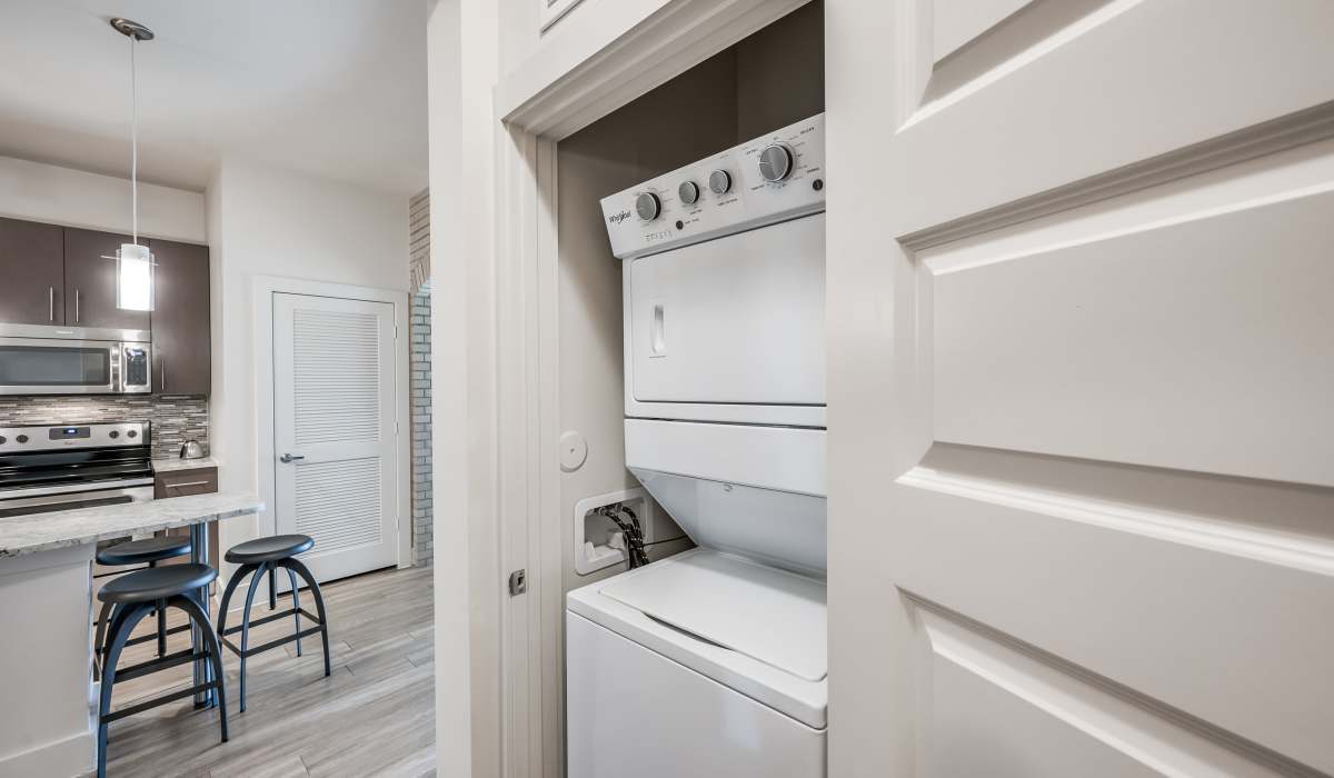 In-home laundry at Tate Tanglewood in Houston, Texas