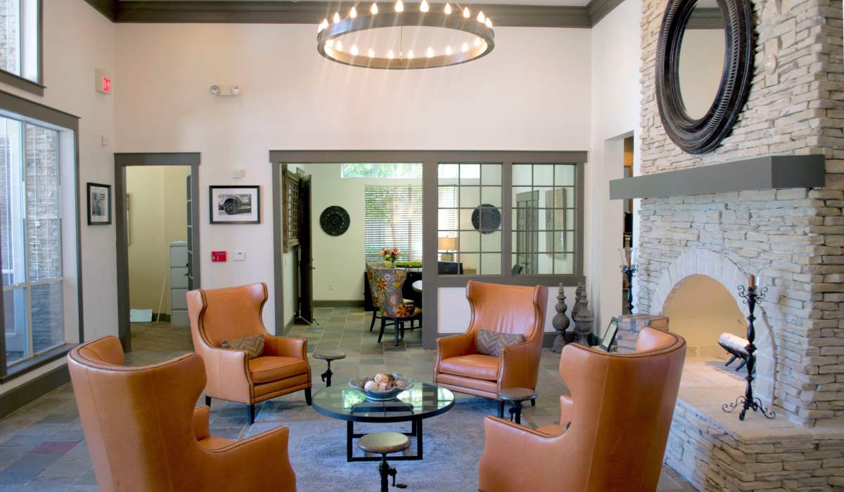 Clubhouse for the residents to chill at Whispering Pines Ranch in The Woodlands, Texas