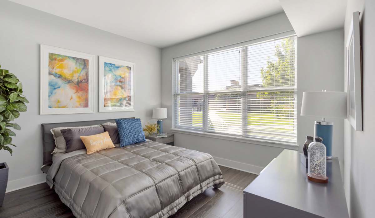 bedroom at The Residences at Hamilton Lakes in Itasca, IL