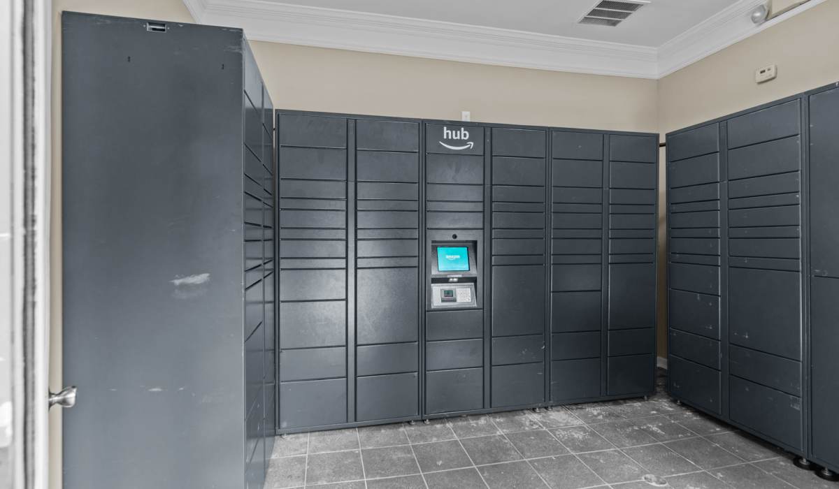 Amazon Lockers at The Grove on Southlake in Morrow, Georgia