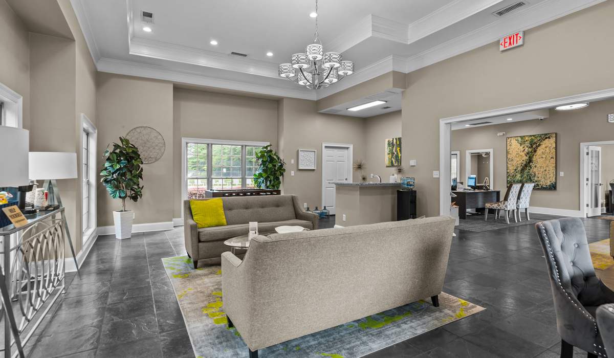 Community clubhouse at The Grove on Southlake in Morrow, Georgia