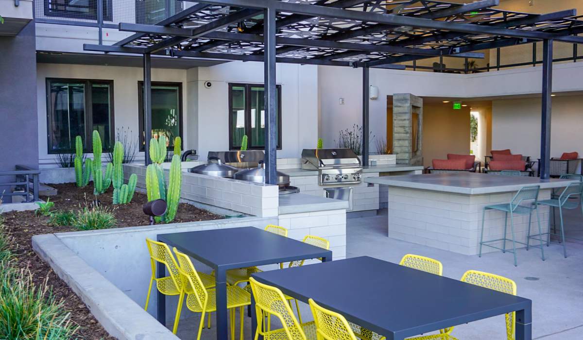 Community space for music at Amp30 in San Diego, California