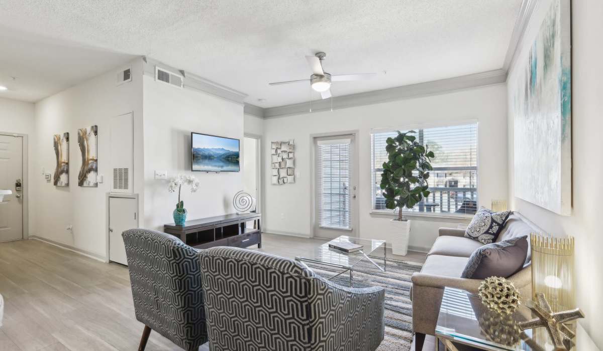 Living space at The Grove on Southlake in Morrow, Georgia