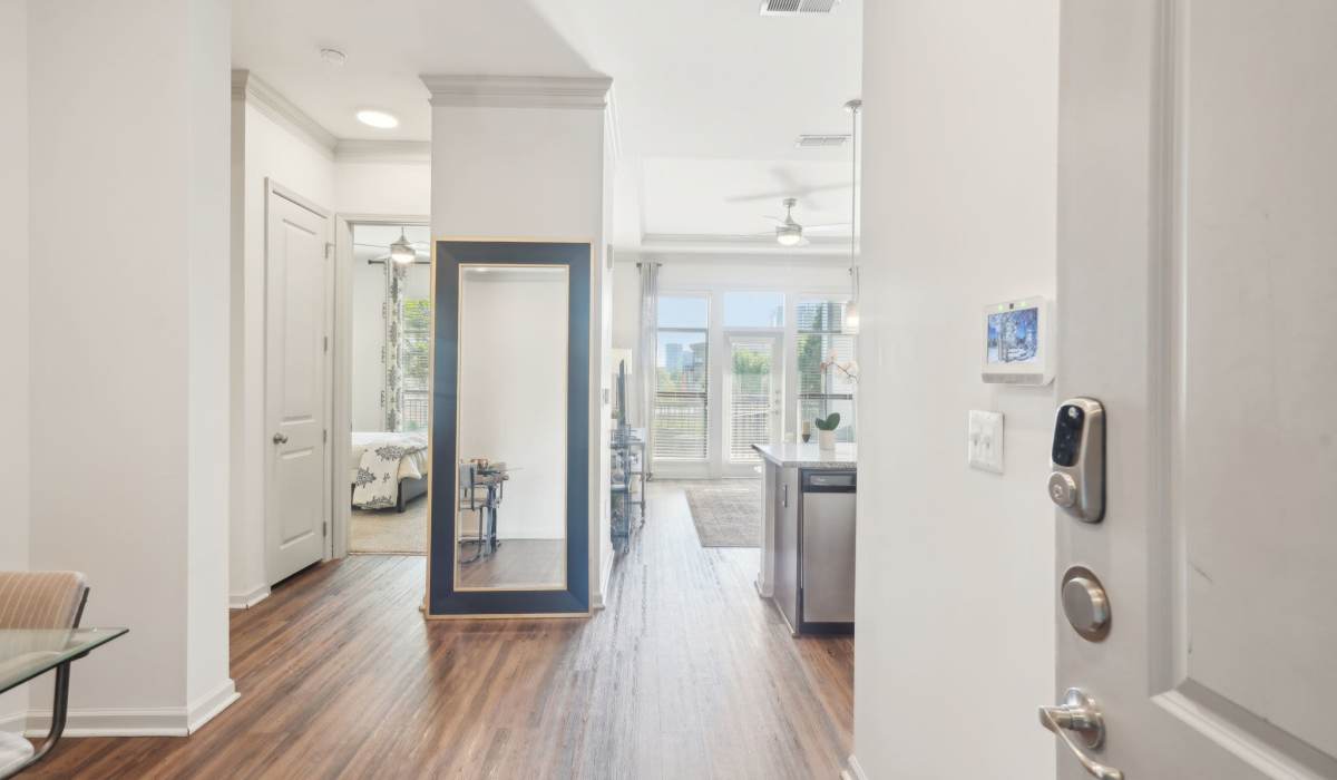 Living space at Mark at West Midtown in Atlanta, Georgia