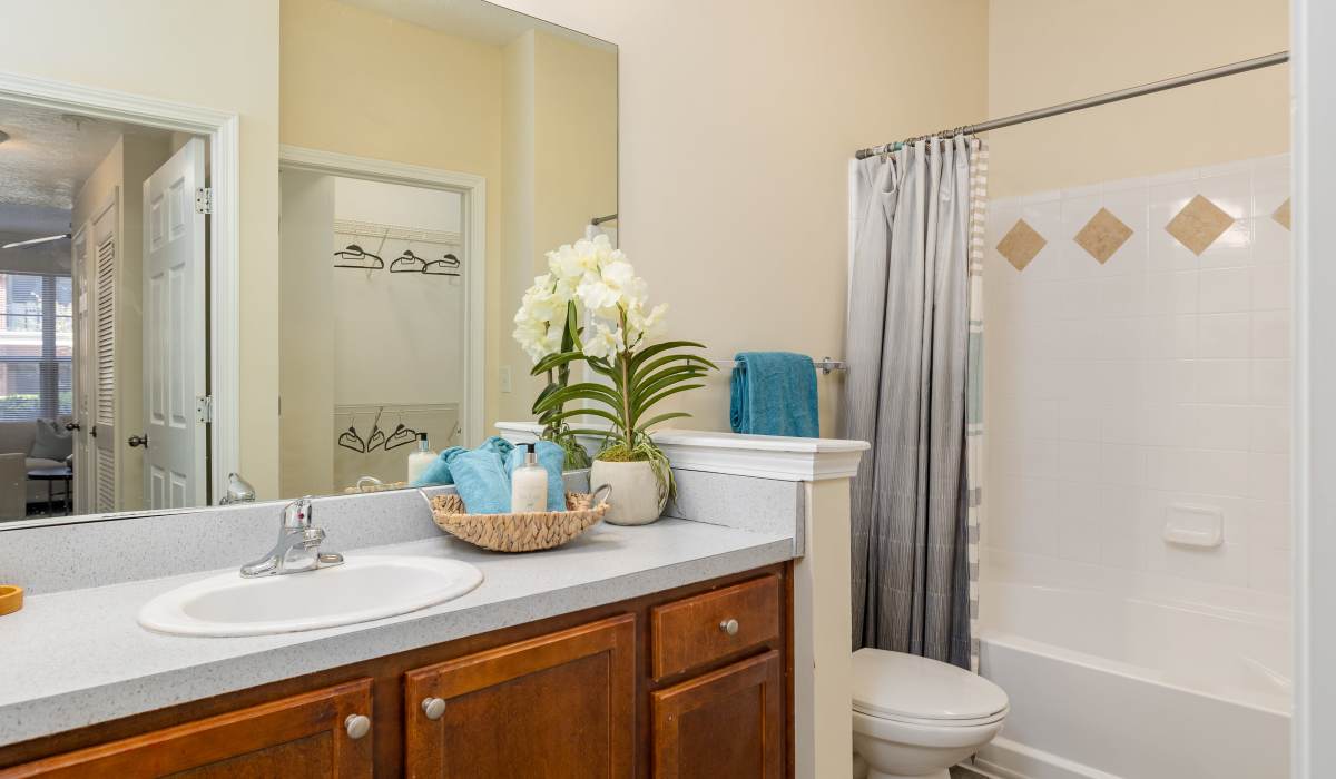 Bathroom at Landing Square in Atlanta, Georgia