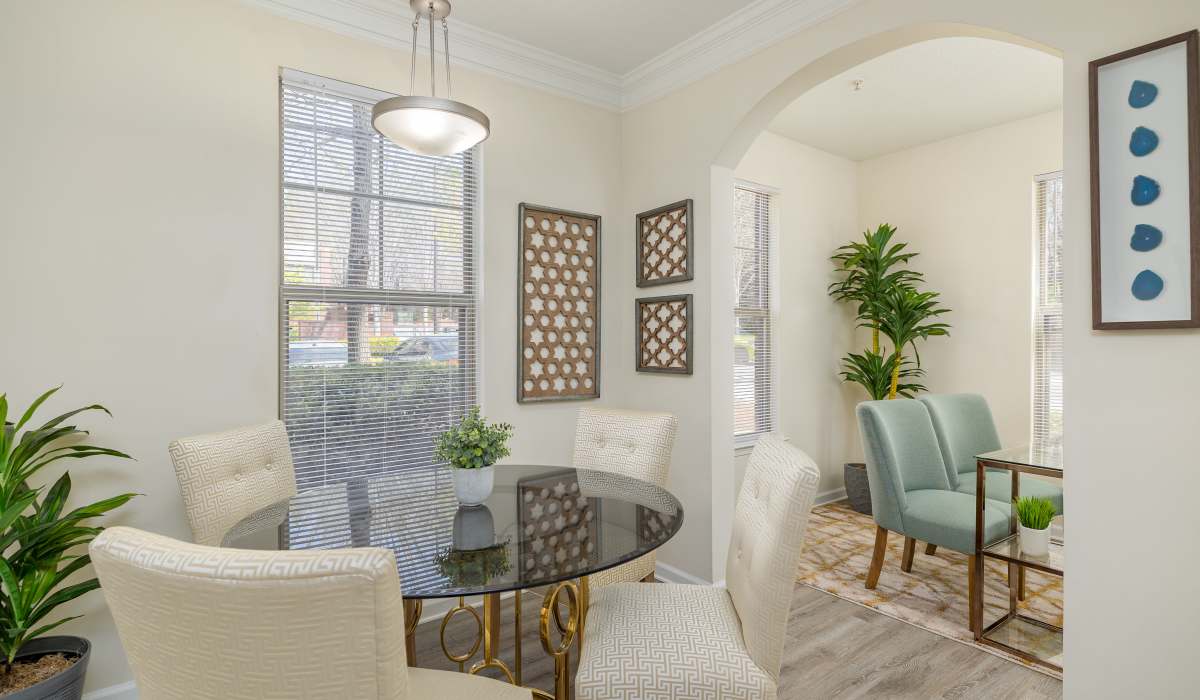 Dining room at Landing Square in Atlanta, Georgia