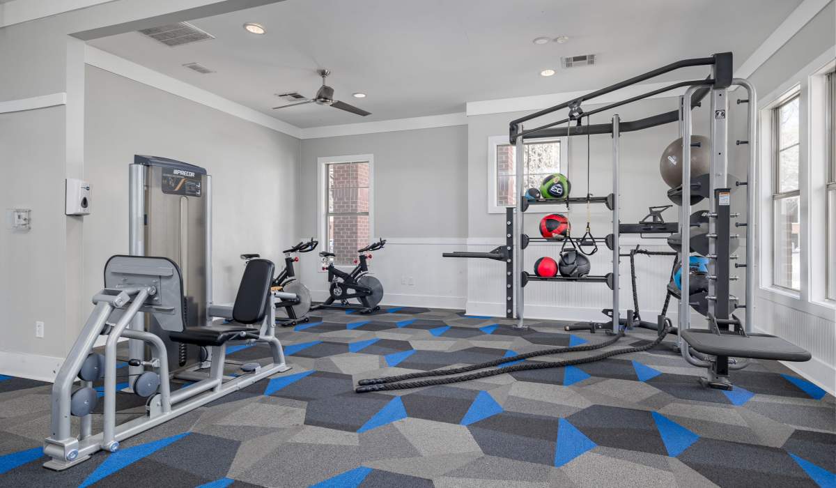 Fitness center at Landing Square in Atlanta, Georgia