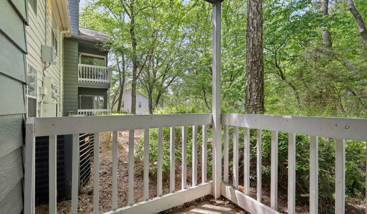 Patio at Reserve at Garden Lake in Riverdale, Georgia