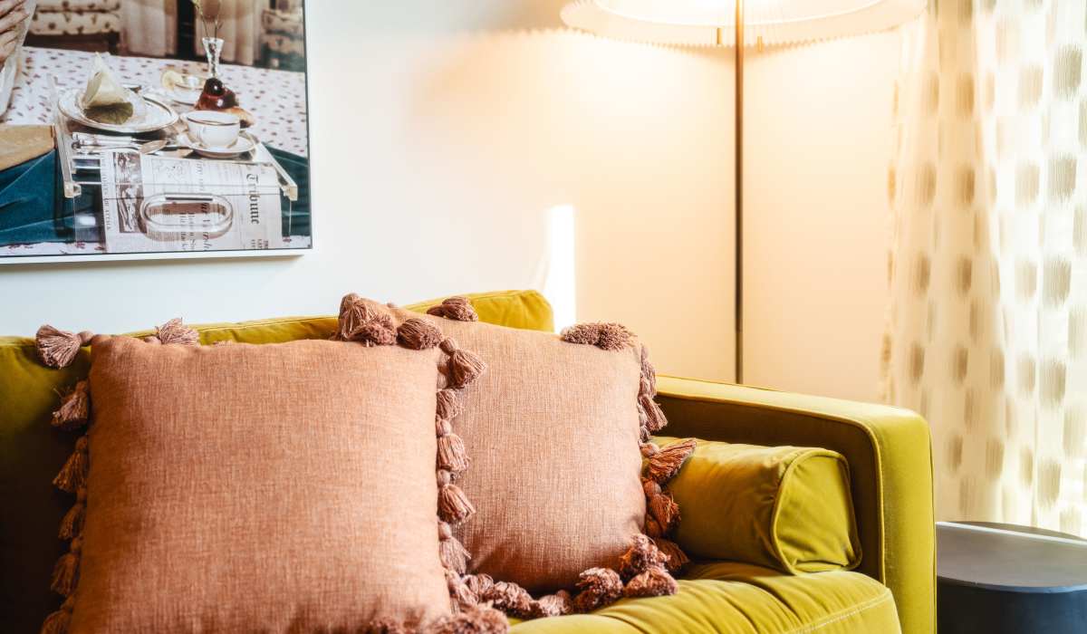 Living room at Channel House in Raleigh, North Carolina
