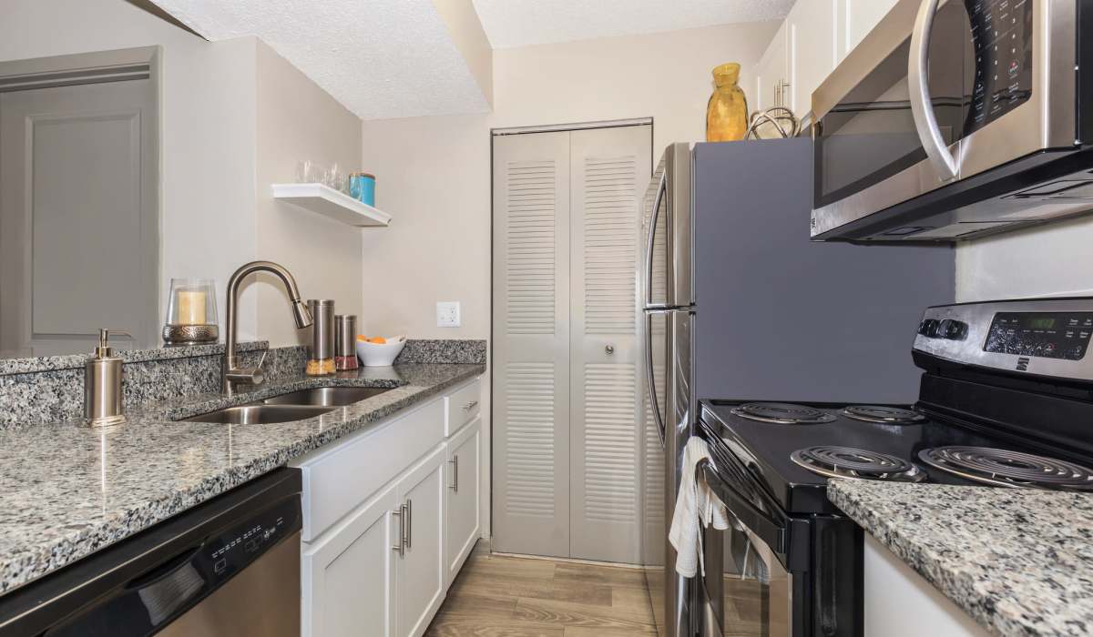 Kitchen at Fountains at Forestwood in Fort Myers, Florida
