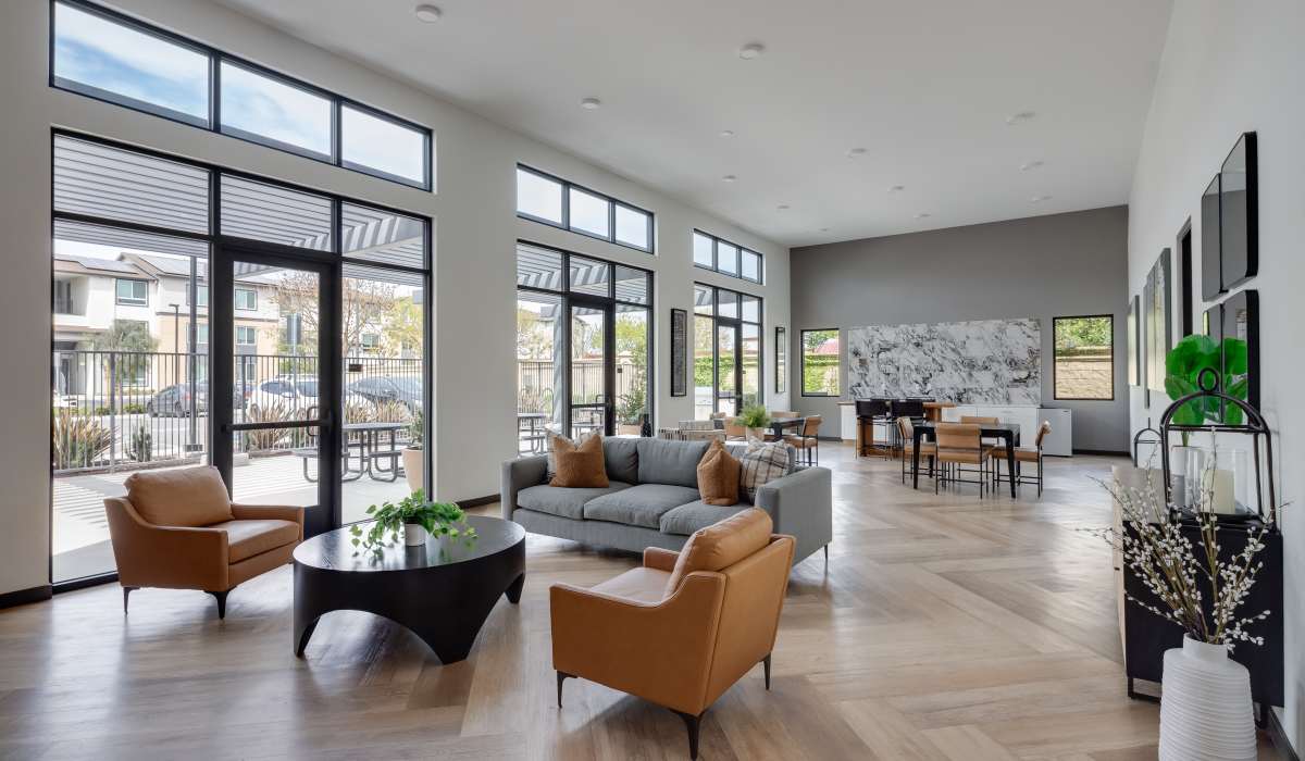 Resident clubhouse at Village at First in Gilroy, California