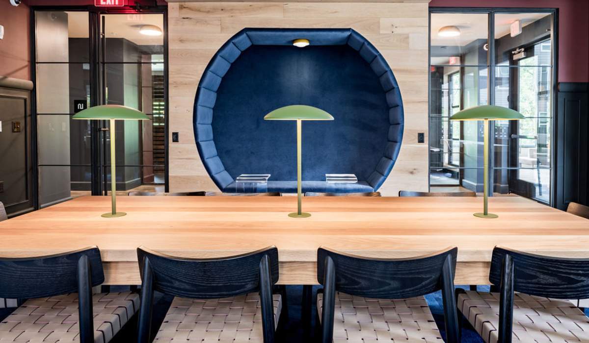 Clubhouse dining area at Channel House in Raleigh, North Carolina