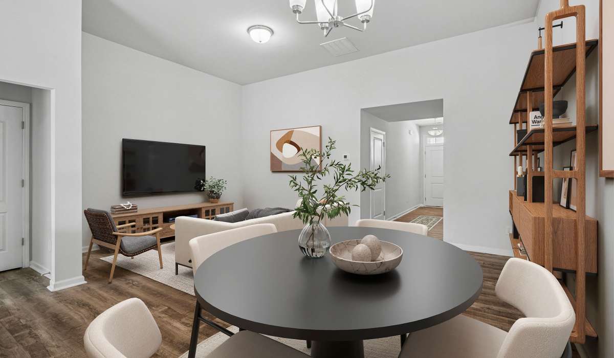 Dining area at Poplin Trace in Indian Trail, North Carolina