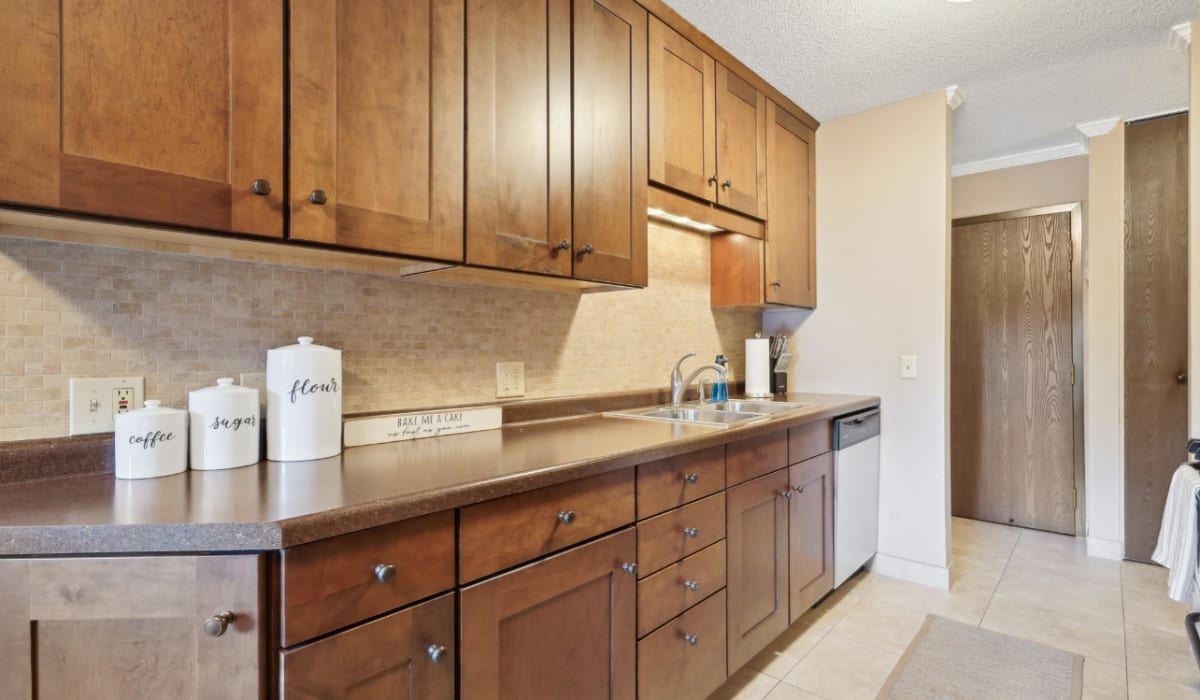 Kitchen at Cedars of Edina in Edina, Minnesota