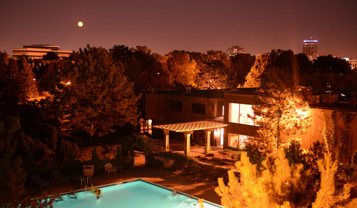 night time photo at Cedars of Edina in Edina, Minnesota