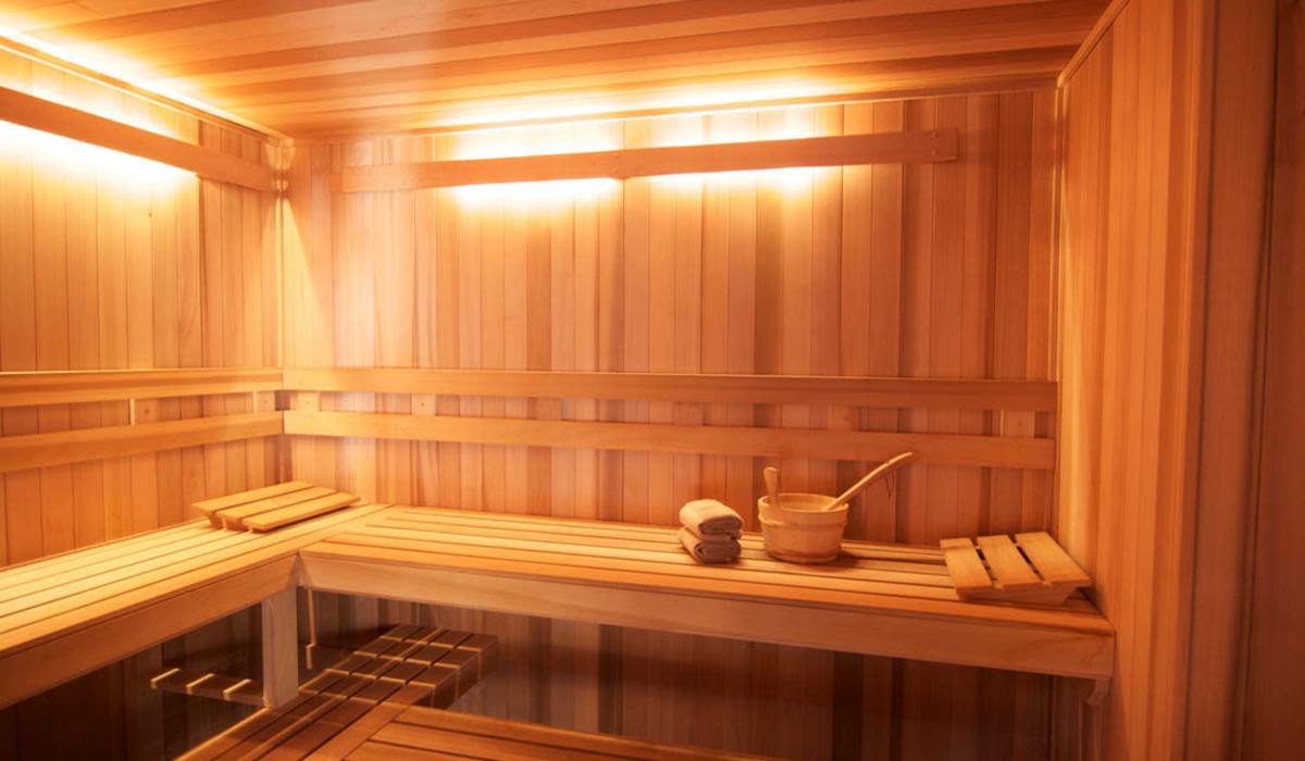sauna at Cedars of Edina in Edina, Minnesota