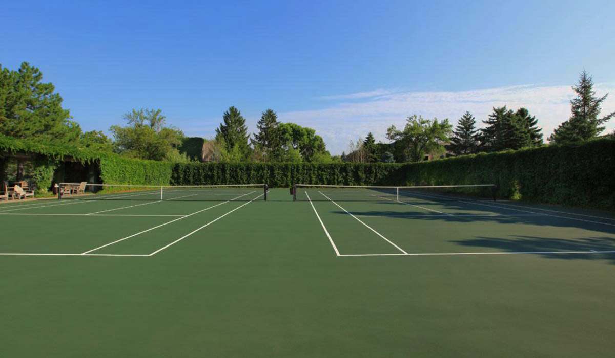 Tennis courts at Cedars of Edina in Edina, Minnesota