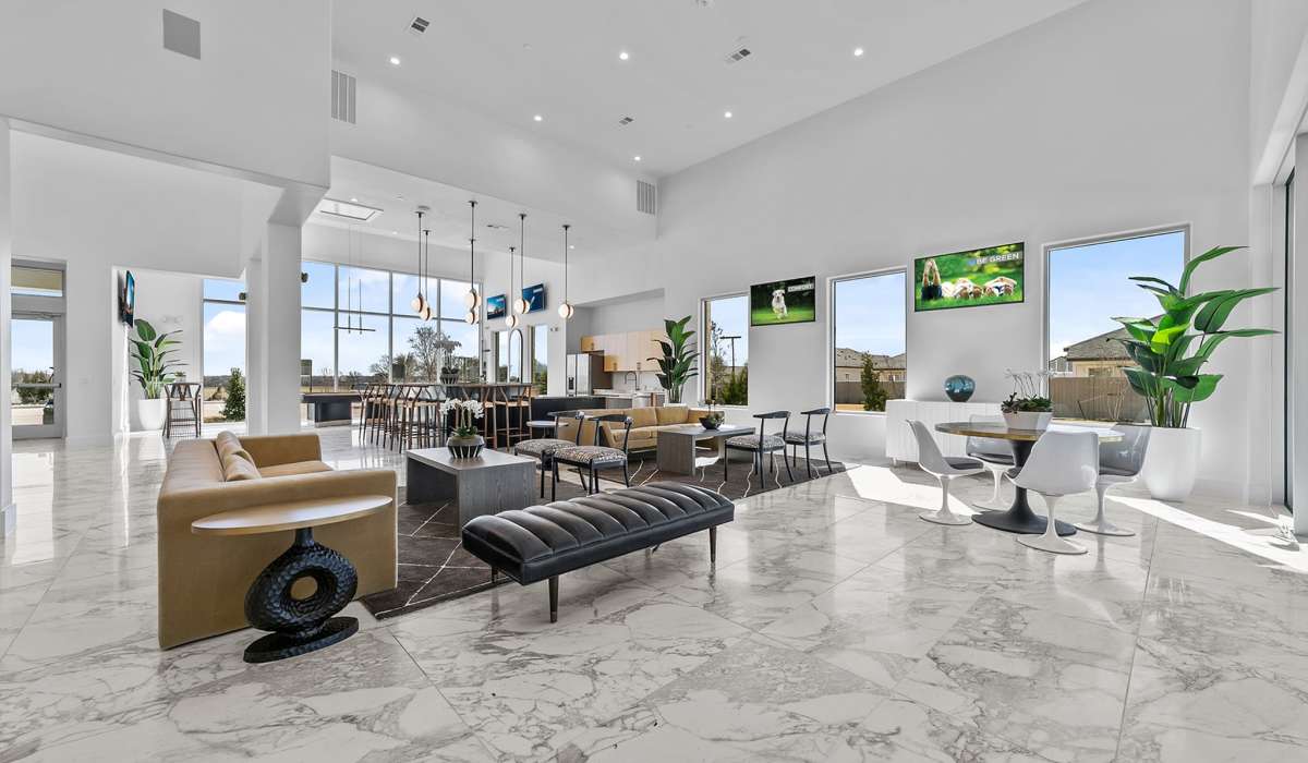 Expansive clubhouse at The Luxe Of Mckinney in Mckinney, Texas