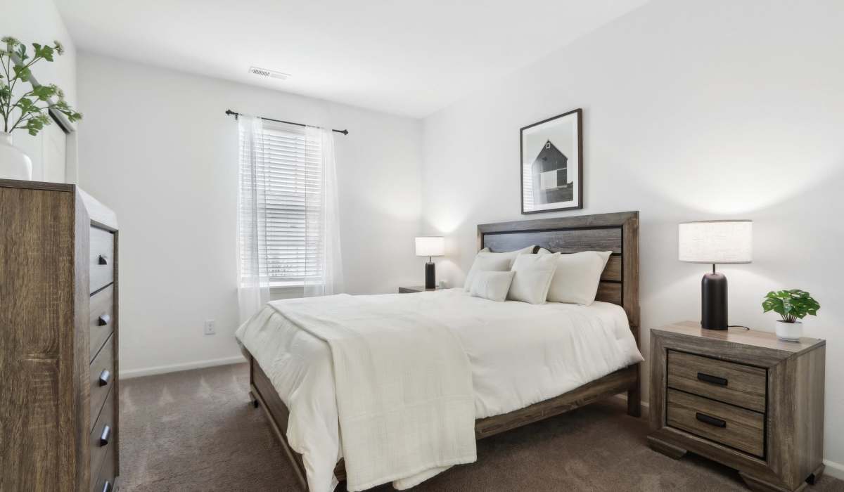 Bright bedroom at Bluestone in Greenfield,Indiana