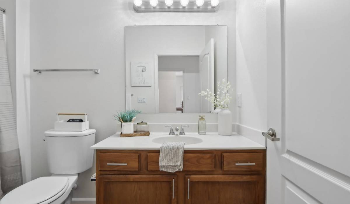 Bright bathroom at Bluestone in Greenfield,Indiana