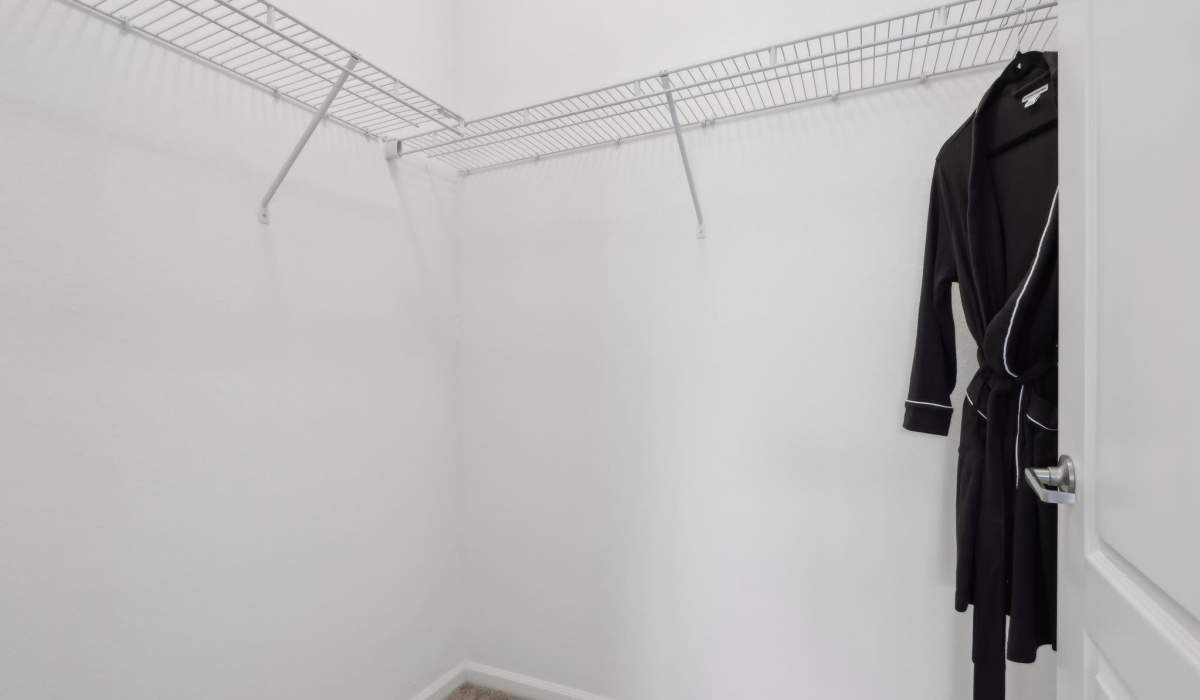 Walk-in closet at Bluestone in Greenfield,Indiana