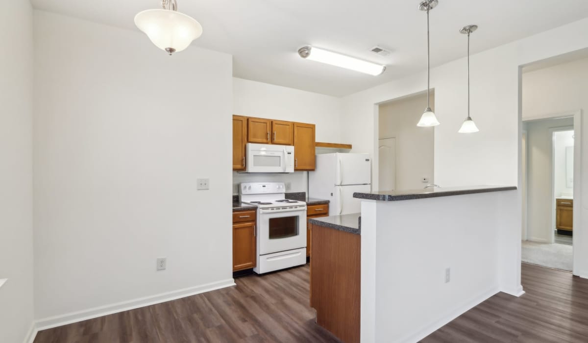 Bright kitchen at Bluestone in Greenfield,Indiana