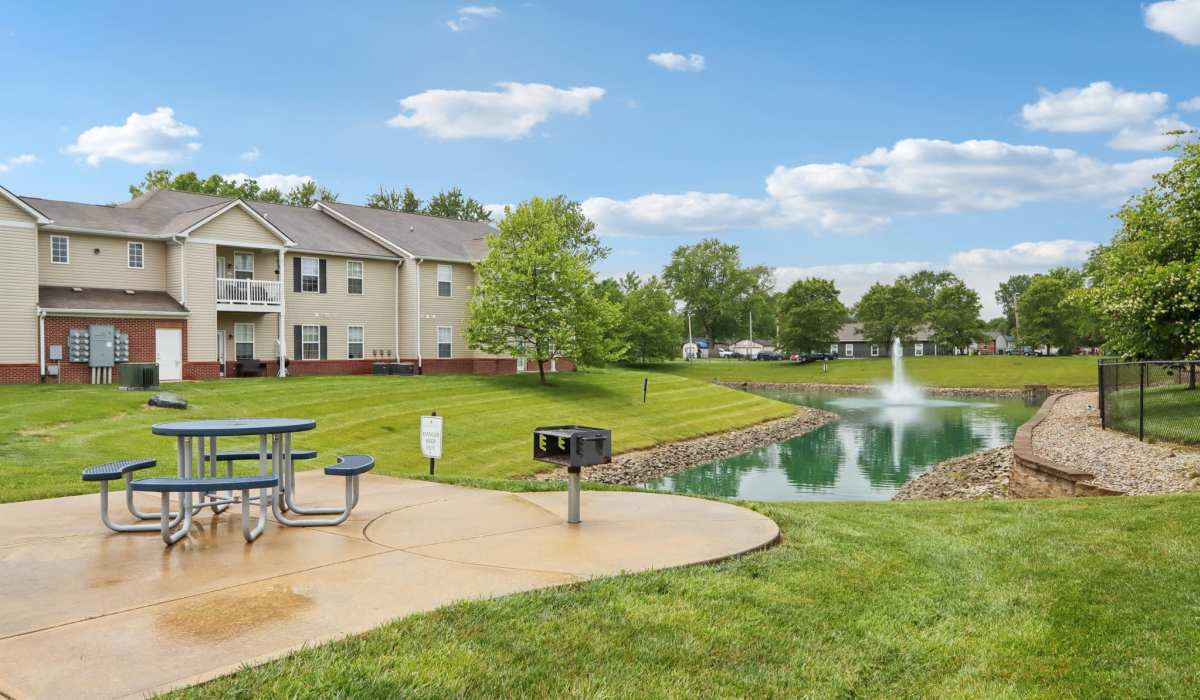Long shot of the property exterior at Bluestone in Greenfield,Indiana
