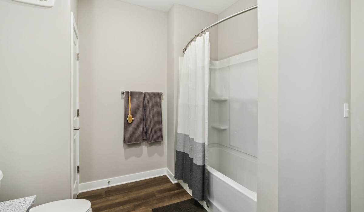 Bathroom at Founders Pointe Apartments in Franklin, Indiana