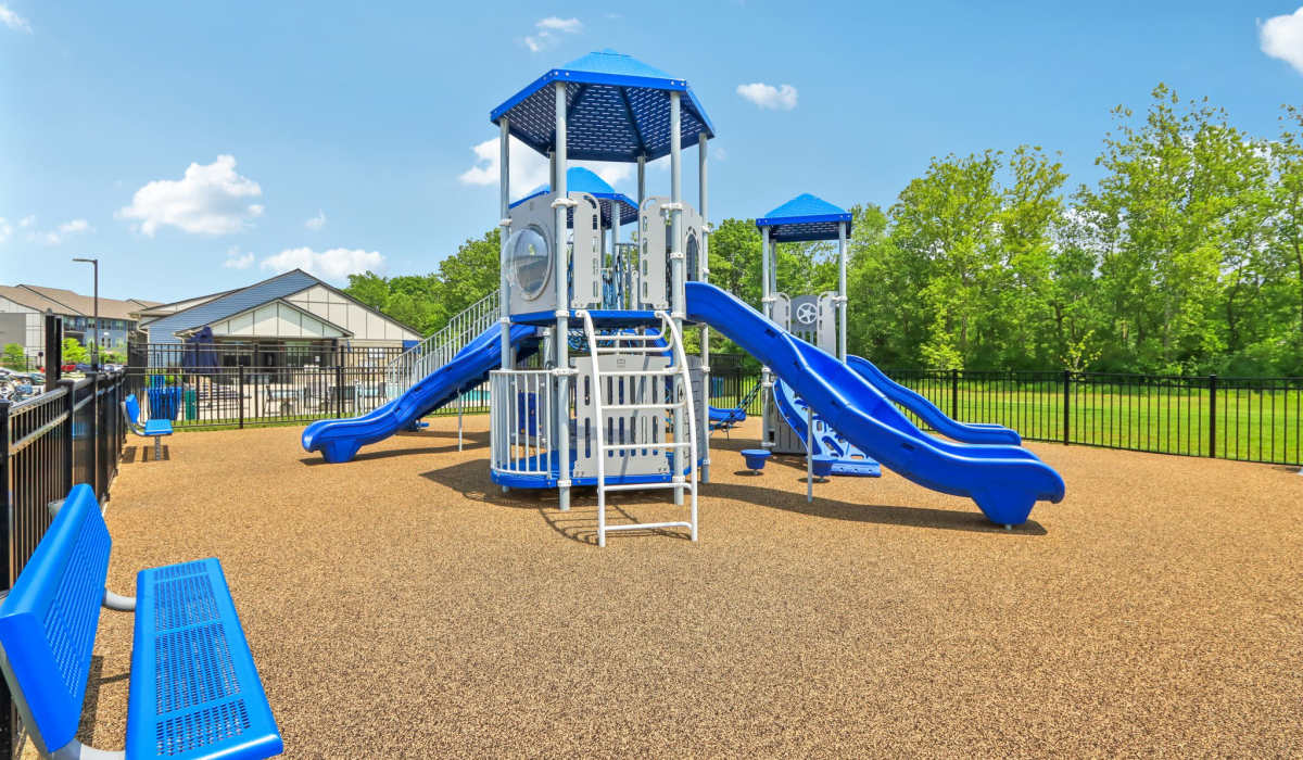 Kids play area at Founders Pointe Apartments in Franklin, Indiana