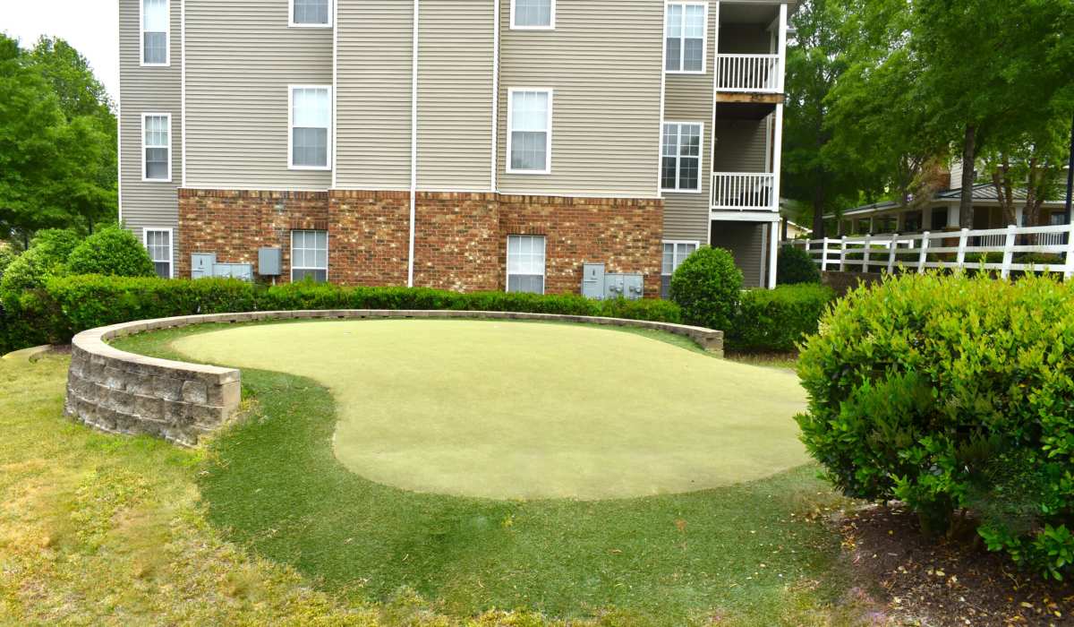 Putting green area at Palisades Of Blythewood in Blythewood, South Carolina