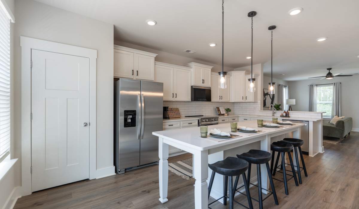 Kitchen with stainless steel appliances at Maybrook Terraces in Greenville, South Carolina