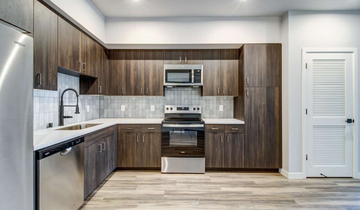 Kitchen at Aurora at Green Valley in Fairfield, California